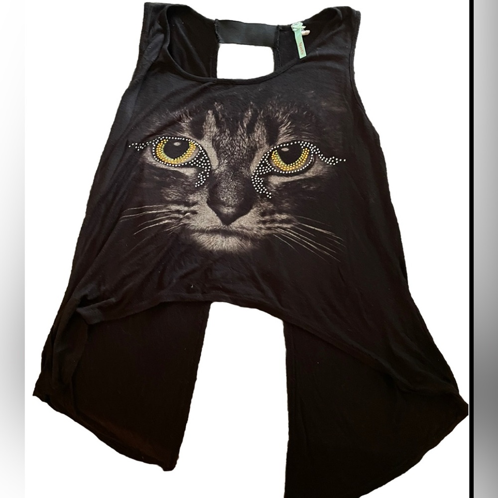 Sparkle Cat eyes blouse
